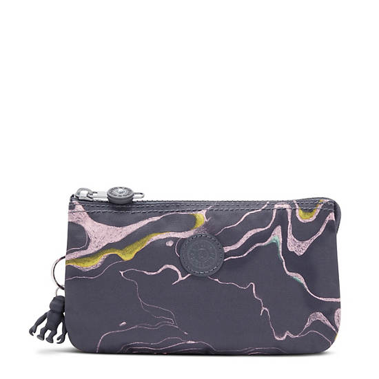 Plecaki Kipling Creativity Large Printed Pouch Szare | PL 1121XY